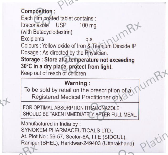 Cosbeta ITZ 100 Tablet