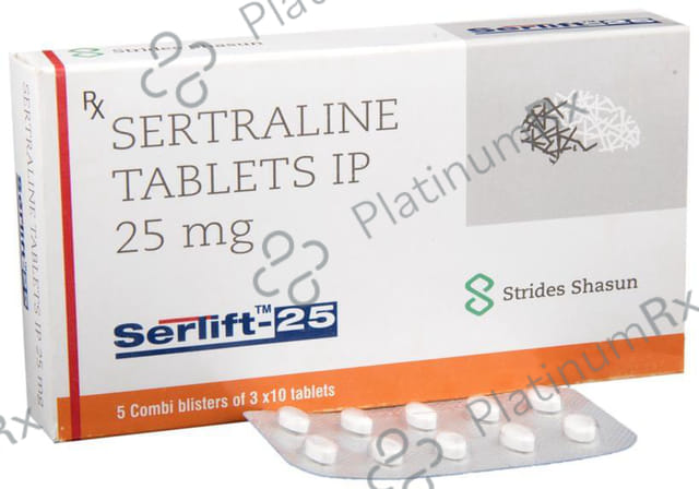 Serlift 25mg Tablet 10s