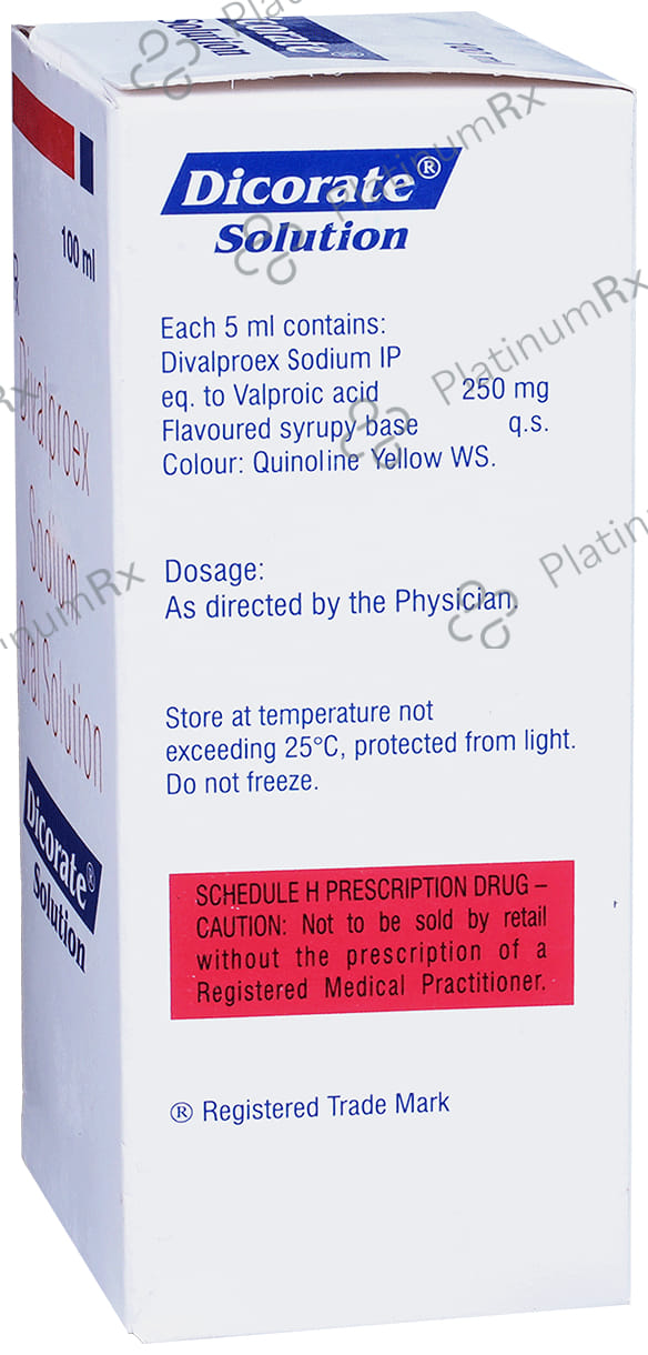 Dicorate 250mg Oral Solution 100ml