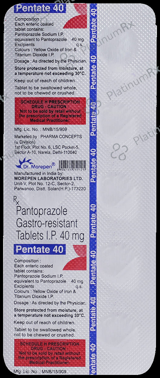 Pentate 40 Tablet