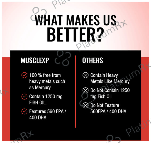 MuscleXP Ultra Fish Oil Omega 3 Triple Strength Capsule 60s