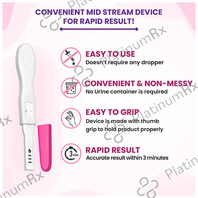Prega News Advance Pregnancy Rapid Single Step Test Kit 1s