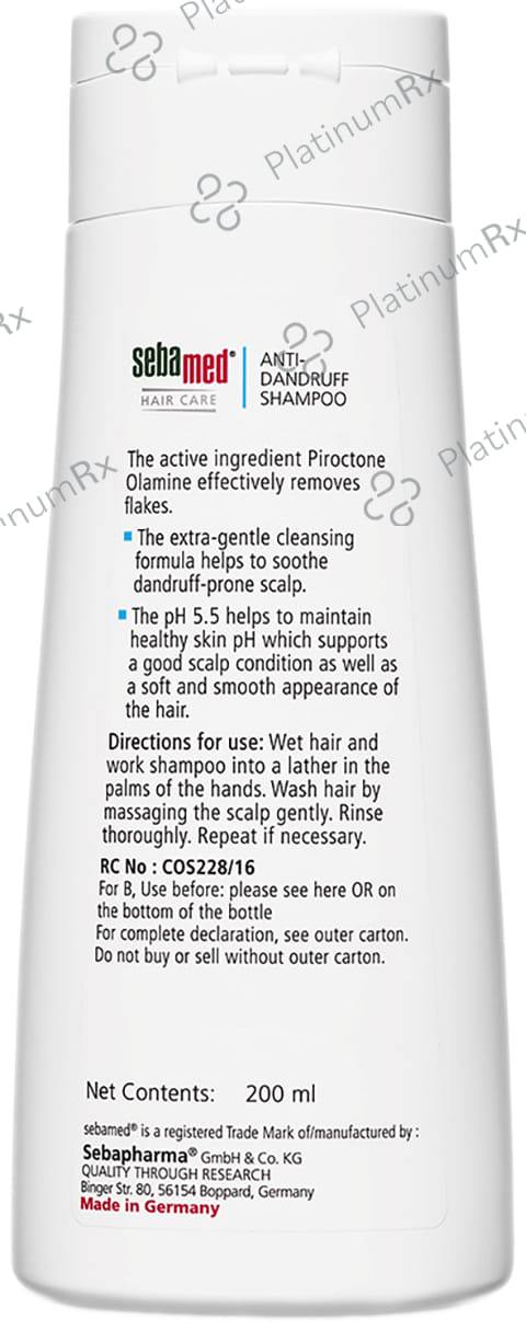 Sebamed Anti Dandruff Shampoo 200ml