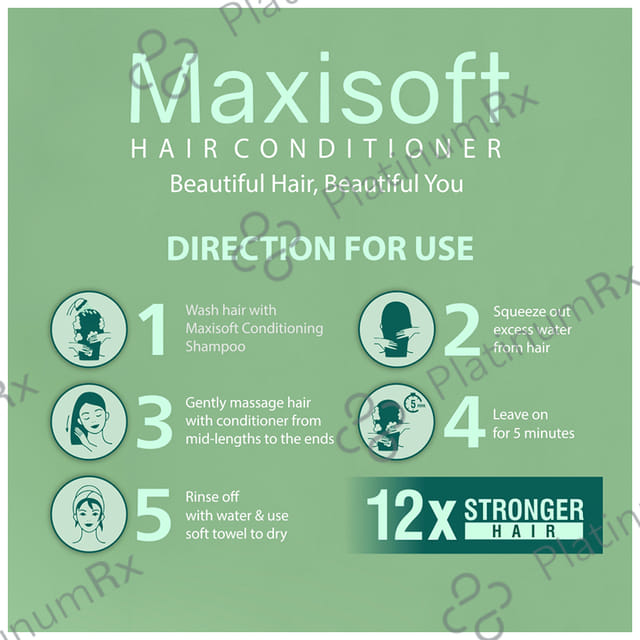 Maxisoft Hair Conditioner (100ml Each) 4 Tubes