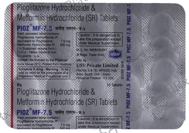 Pioz MF 7.5 Tablet SR