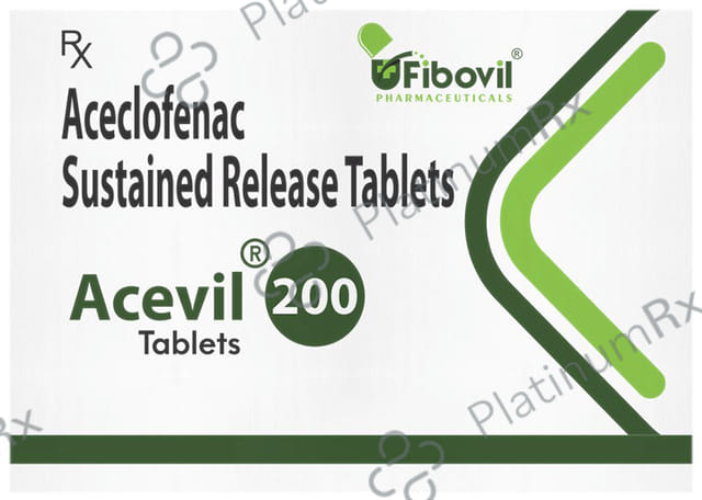 Acevil 200mg Tablet SR 10s