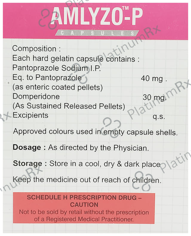 Amlyzo P 30/40mg Capsule 10s