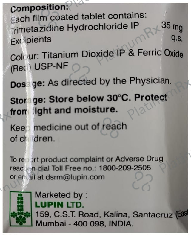 Timzid MR 35mg Tablet MR 15s