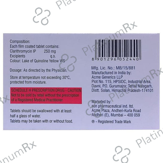 Crixan 250mg Tablet 10s