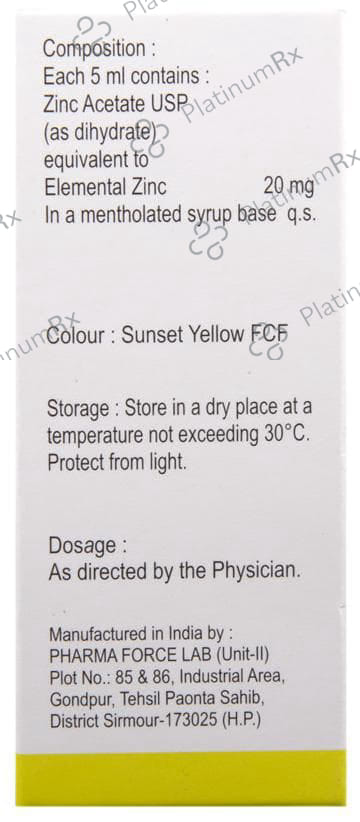 Zincolife 20mg Suspension 50ml