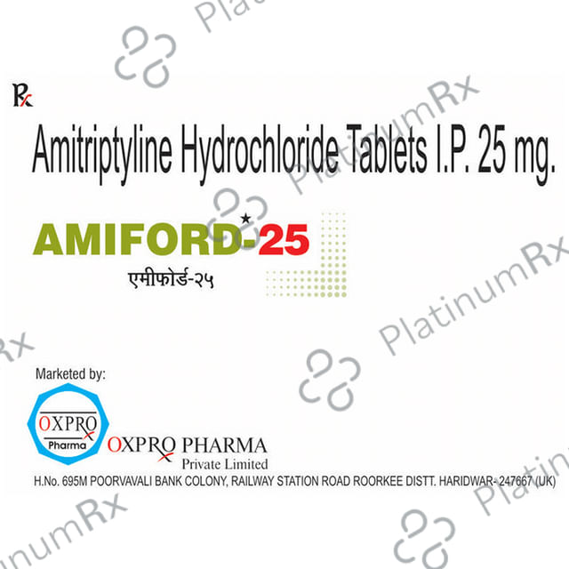 Amiford 25mg Tablet 10s Oxpro Pharma Pvt. Ltd.