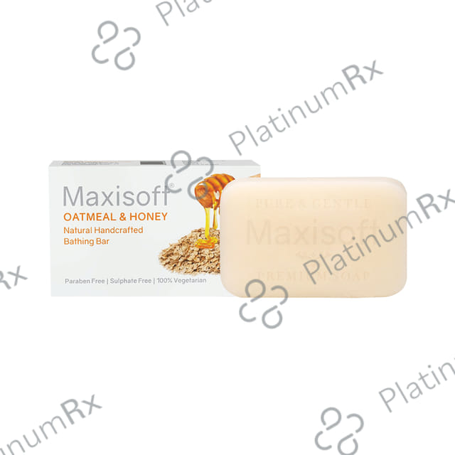 Maxisoft Oatmeal & Honey Bathing Bar (75gm Each) 1 units