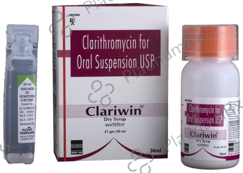 Clariwin 125mg Dry Syrup 30ml
