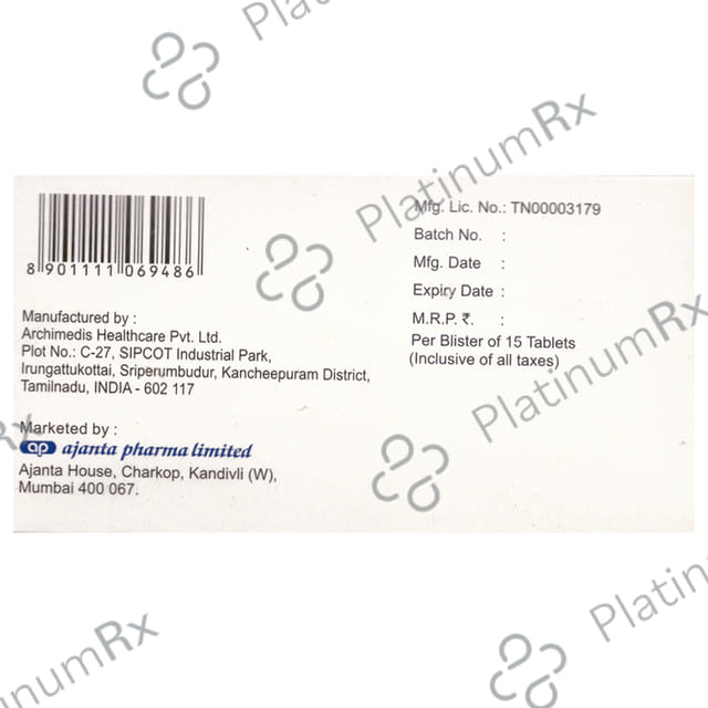 Tricinod 12.5/10/40mg Tablet 15s