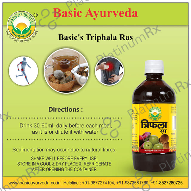 Basic Ayurveda Triphala Juice 500 ml