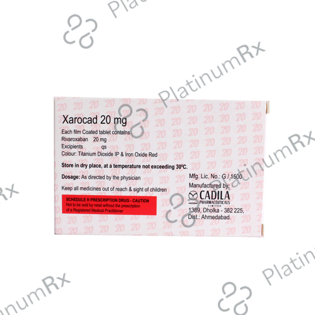 Xarocad 20mg Tablet