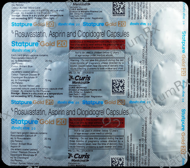 Statpure Gold 20/75/75mg Capsule 15s