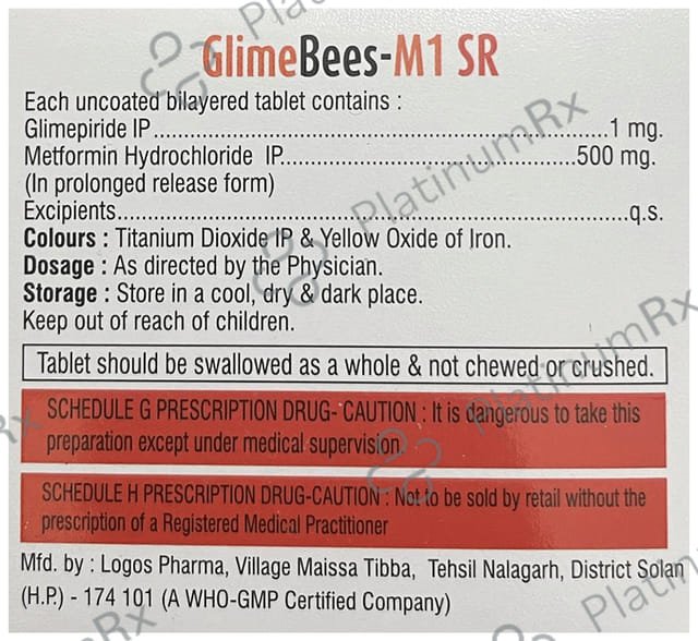 Glimebees M 1 SR Tablet 10s