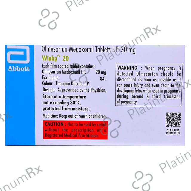 Winbp 20mg Tablet 15s