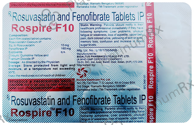 Rospire F 160/10mg Tablet 15s