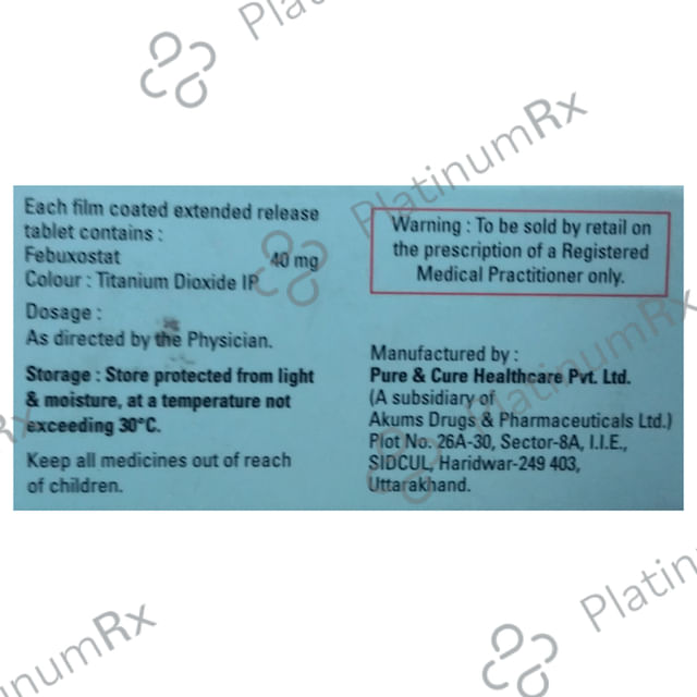 Goutfree 40 Tablet ER