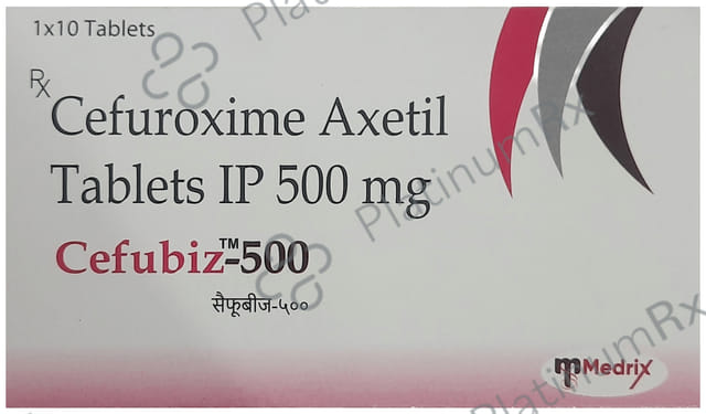 Cefubiz 500mg Tablet 10s