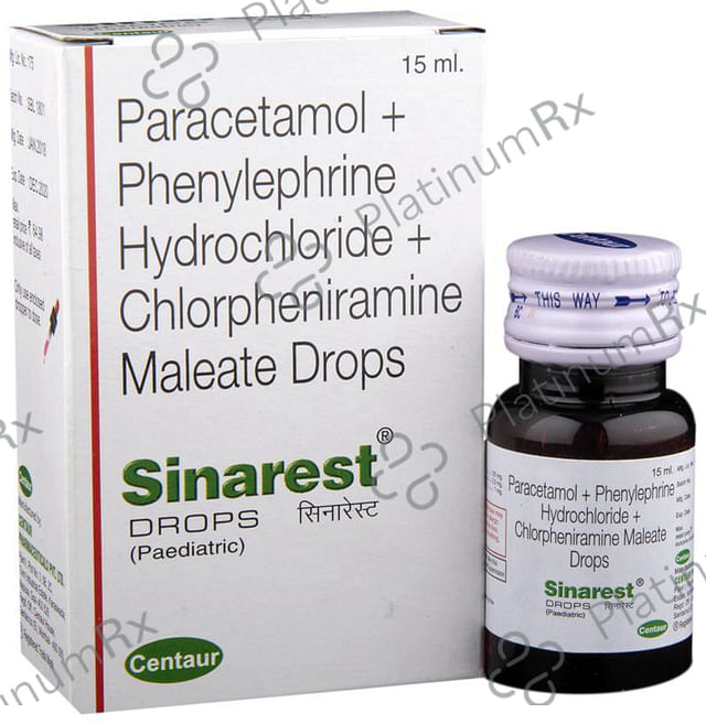 Sinarest Paediatric 1/125/2.5mg Oral Drops 15ml