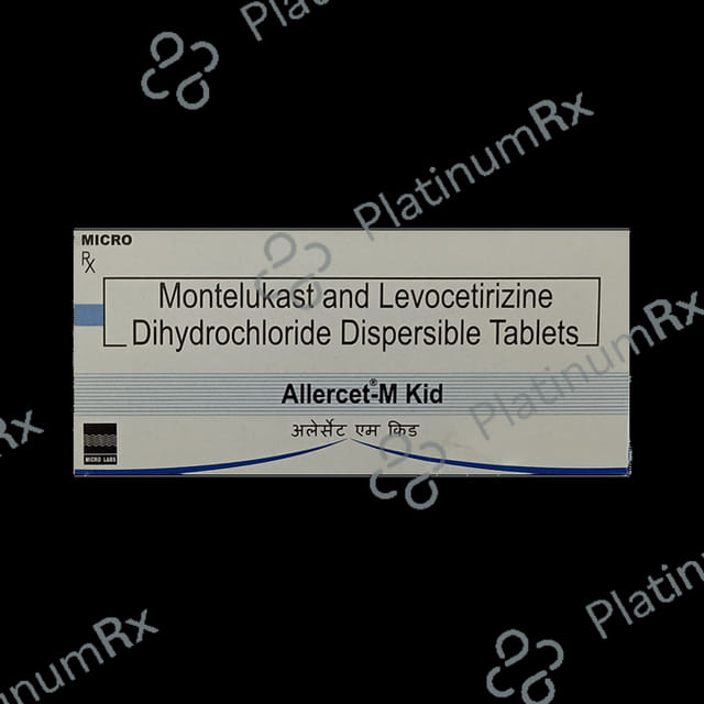 Allercet M Kid DT 2.5/4mg Tablet 10s