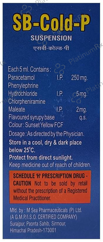 SB-Cold-P Oral Suspension