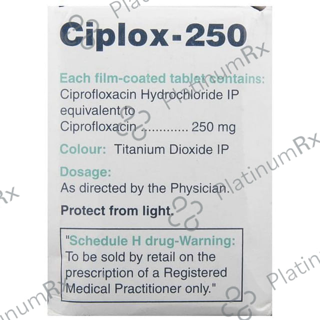 Ciplox 250mg Tablet 10s
