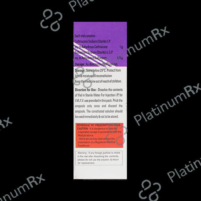 Cefhuron S 1.5gm Injection