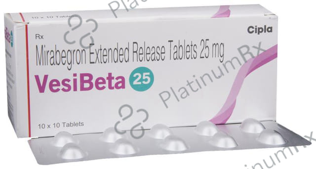 VesiBeta ER 25mg Tablet 10s