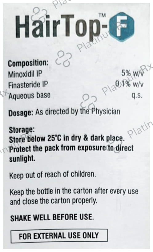 HairTop F Topical Solution Alcohol Free 60ml