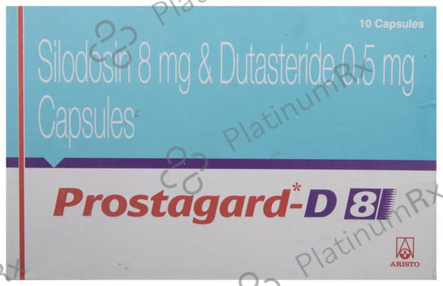 Prostagard D 8/0.5mg Capsule 10s