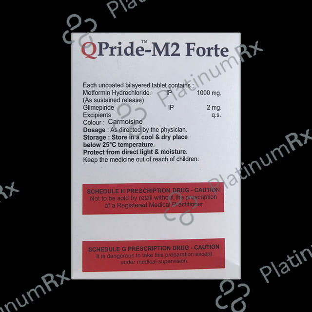 QPride M2/1000mg Forte Tablet SR 10s
