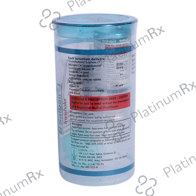 Salbair I 20mcg/0.05mg Transhaler 200I