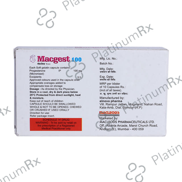 Macgest 100mg Tablet 10s
