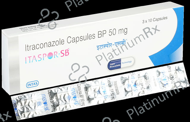Itaspor SB 500mg Capsule 10s