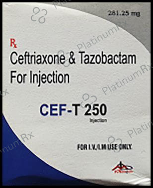 Cef T 250/31.25mg Injection 1s