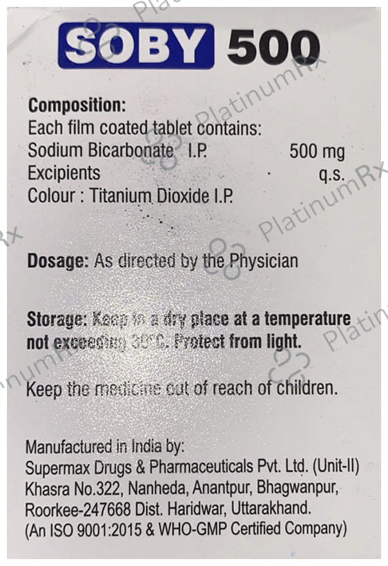 Soby 500mg Tablet 10s