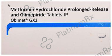 Obimet GX2 2/500mg Tablet PR 15s
