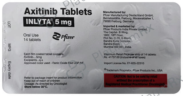 Inlyta 5mg Tablet 14s