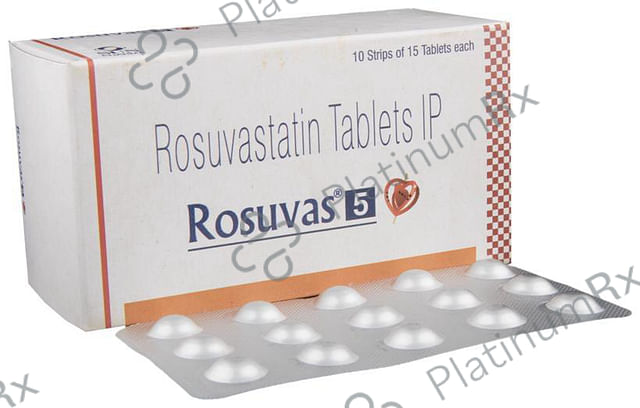 Rosuvas 5mg Tablet 15s