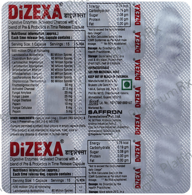 Dizexa Capsule TR 15s 15s
