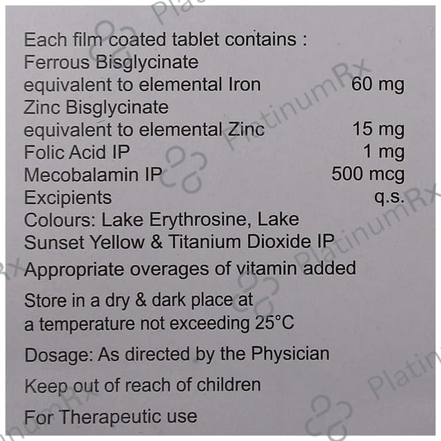 Globac XT 100mg/1500mcg Tablet 15s