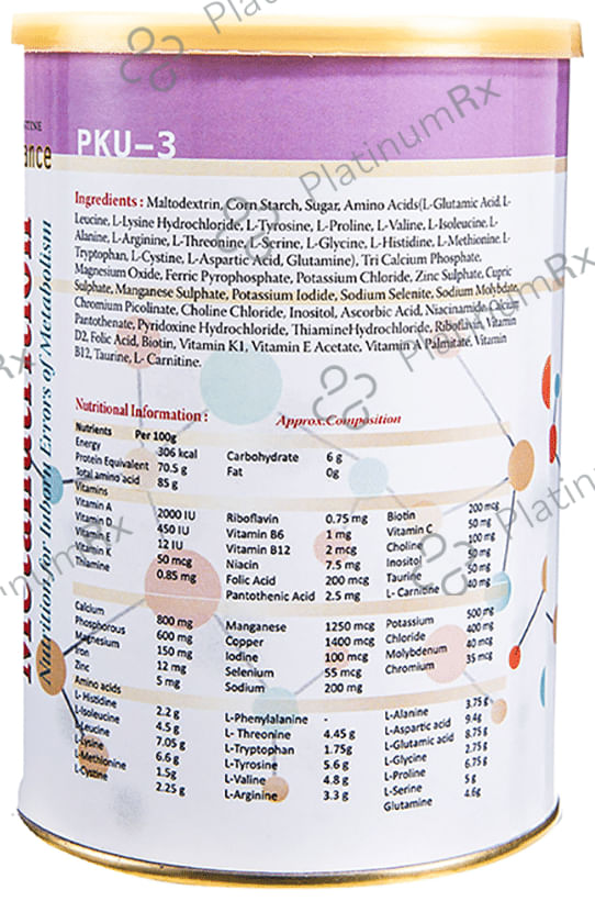 Pristine Balance Metanutrition PKU 3 (3 Years & Above) Powder Chocolate