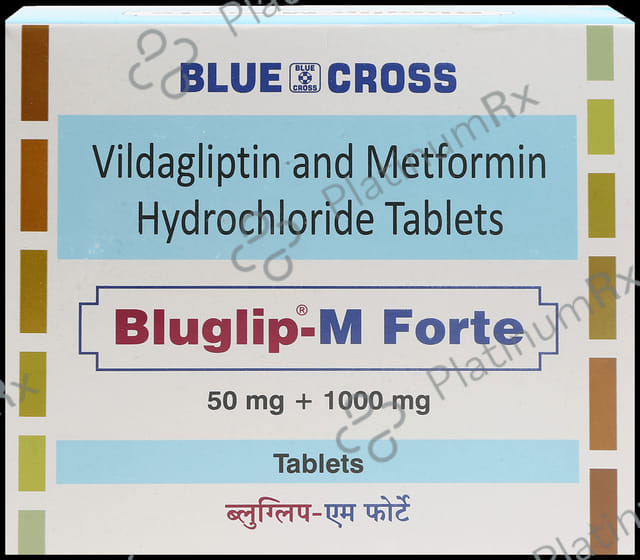 Bluglip M Forte 1000/50mg Tablet 15s