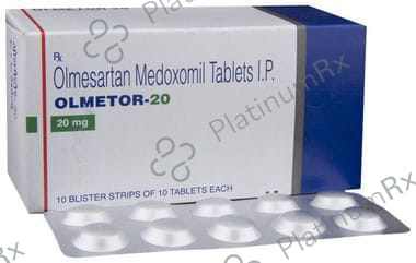 Olmetor 20mg Tablet 10s