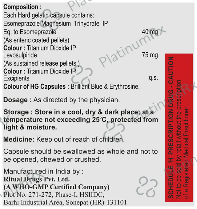 Esokent L 75mg/40mg Capsule