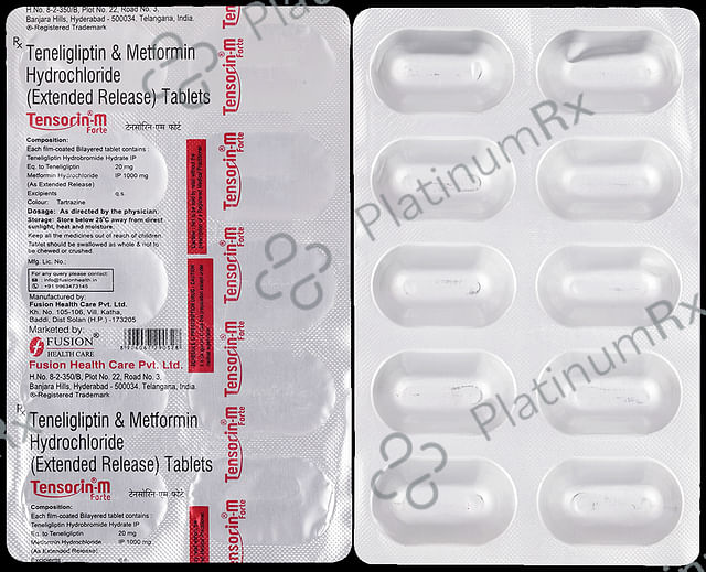 Tensorin M Forte 1000/20mg Tablet 10s